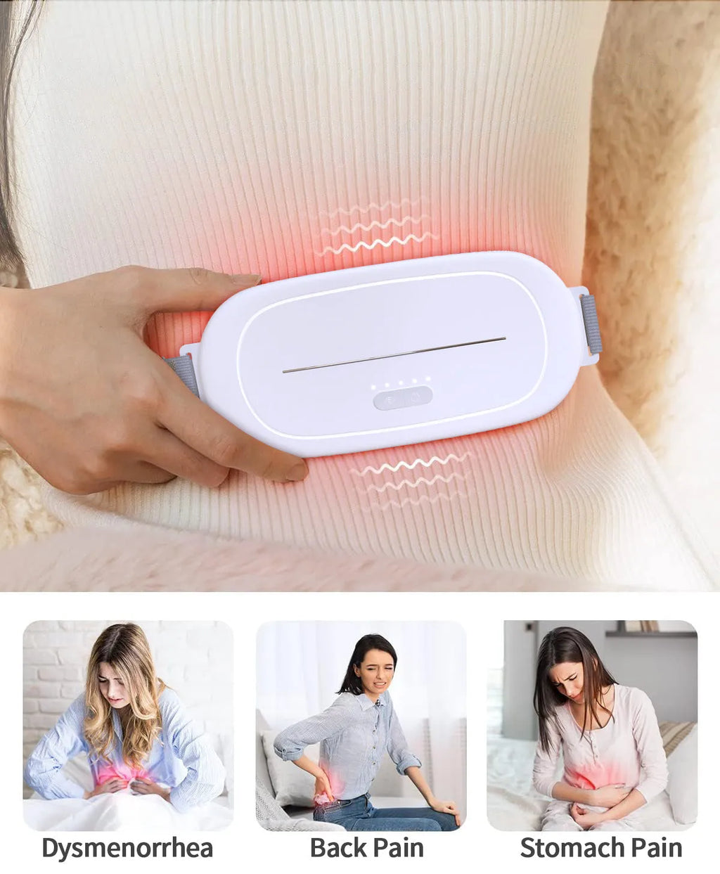 White PVC uterine warming medical device measuring 110 by 80 centimetres for gynaecological procedures