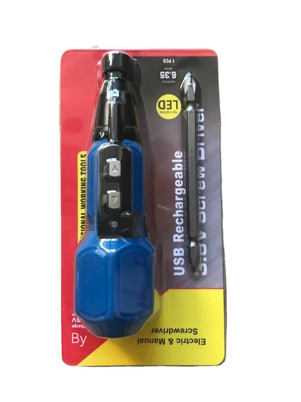 Straight handle electric screwdriver with alloy steel construction and 36V lithium battery