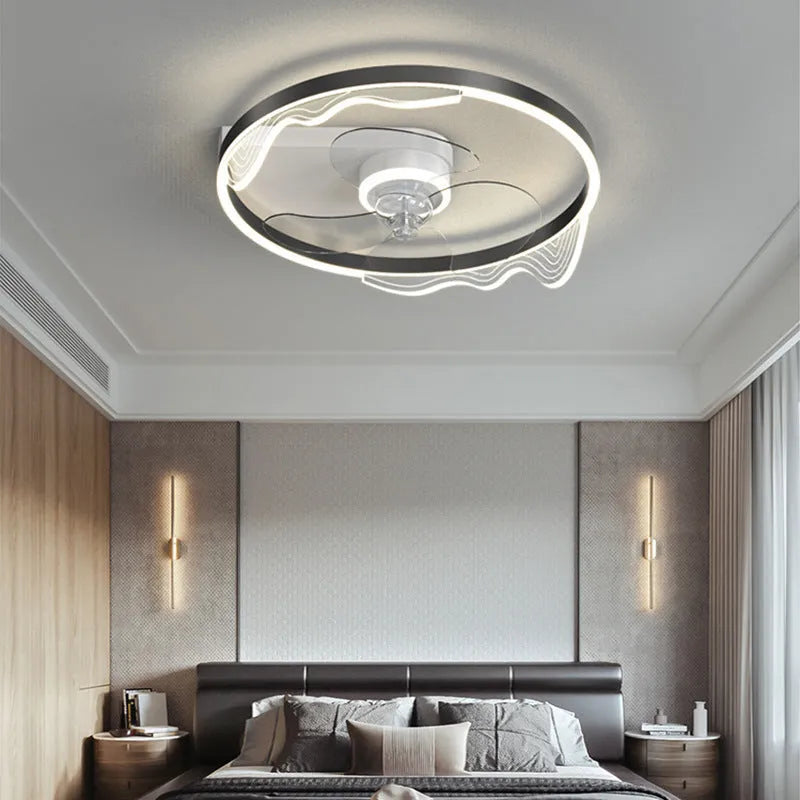 Modern Nordic ceiling lamp with iron body and LED light for children's rooms