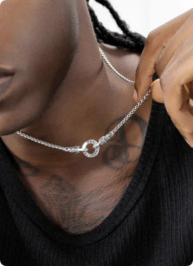 S925 sterling silver clavicle necklace for women with adjustable chain lengths