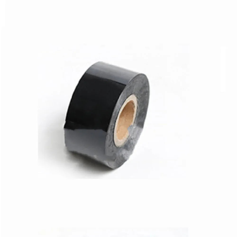 Roll of electrochemical aluminium hot stamping foil for leather and plastic branding in multiple width options