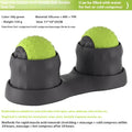 Massage ball with cold and hot compress functionality in caramel mocha colour for foot and back massage
