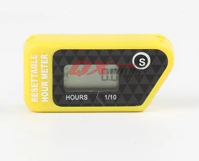 Black YSDS waterproof LCD maintenance timer for engines