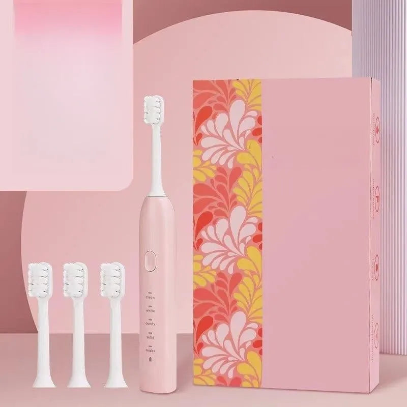 Small yellow duck design USB rechargeable electric toothbrush with soft bristles