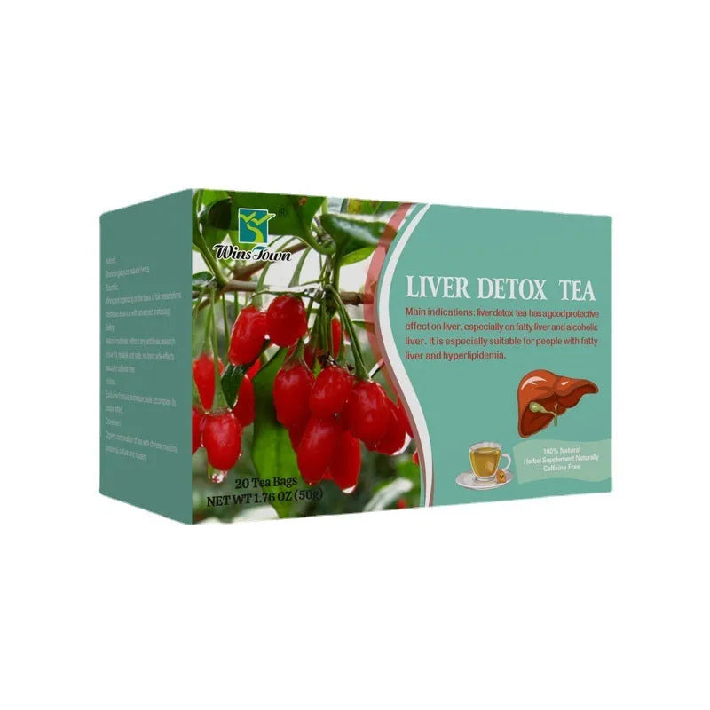 Boxed herbal substitutional tea with medicine food homology ingredients and 50g net content