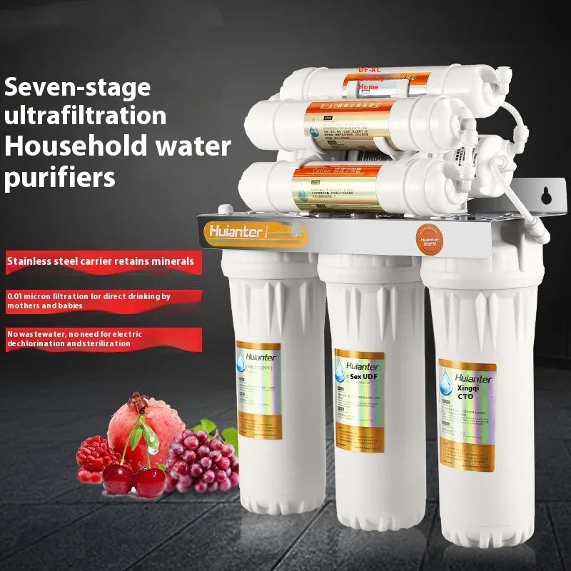 White plastic water purifier filter element for household direct drinking tap water systems single pack
