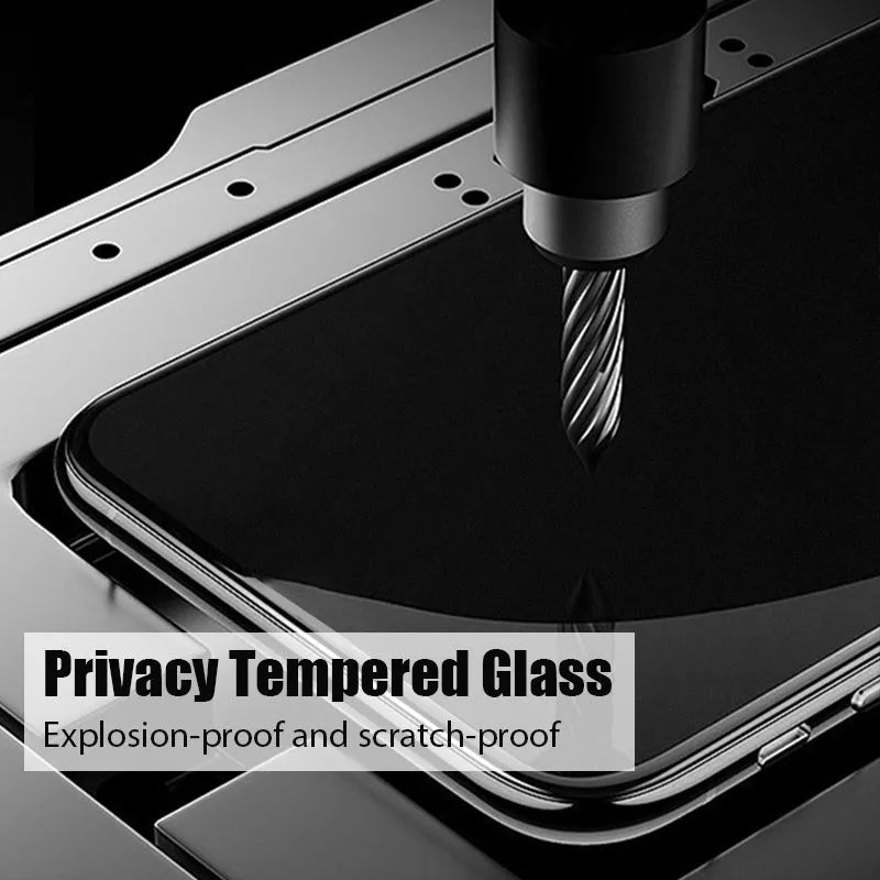 Anti-spy screen protector for Poco and Redmi smartphones with privacy protection technology
