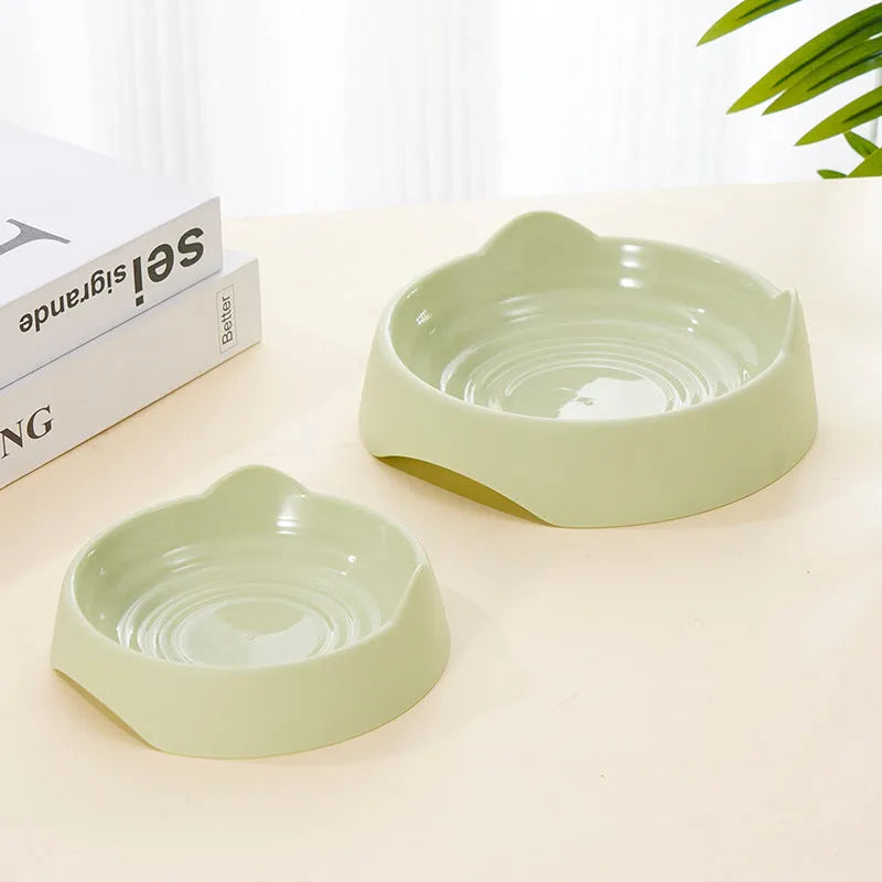 Ceramic dog slow feeder puzzle bowl in blue colour showing maze pattern design