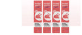Pack of 10 cat snack strips in four flavour variants for kittens