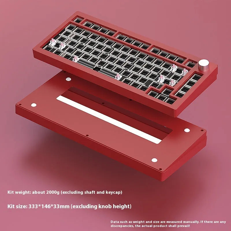 Heiji Snake aluminium mechanical keyboard kit in multiple colours with wireless receiver and tools