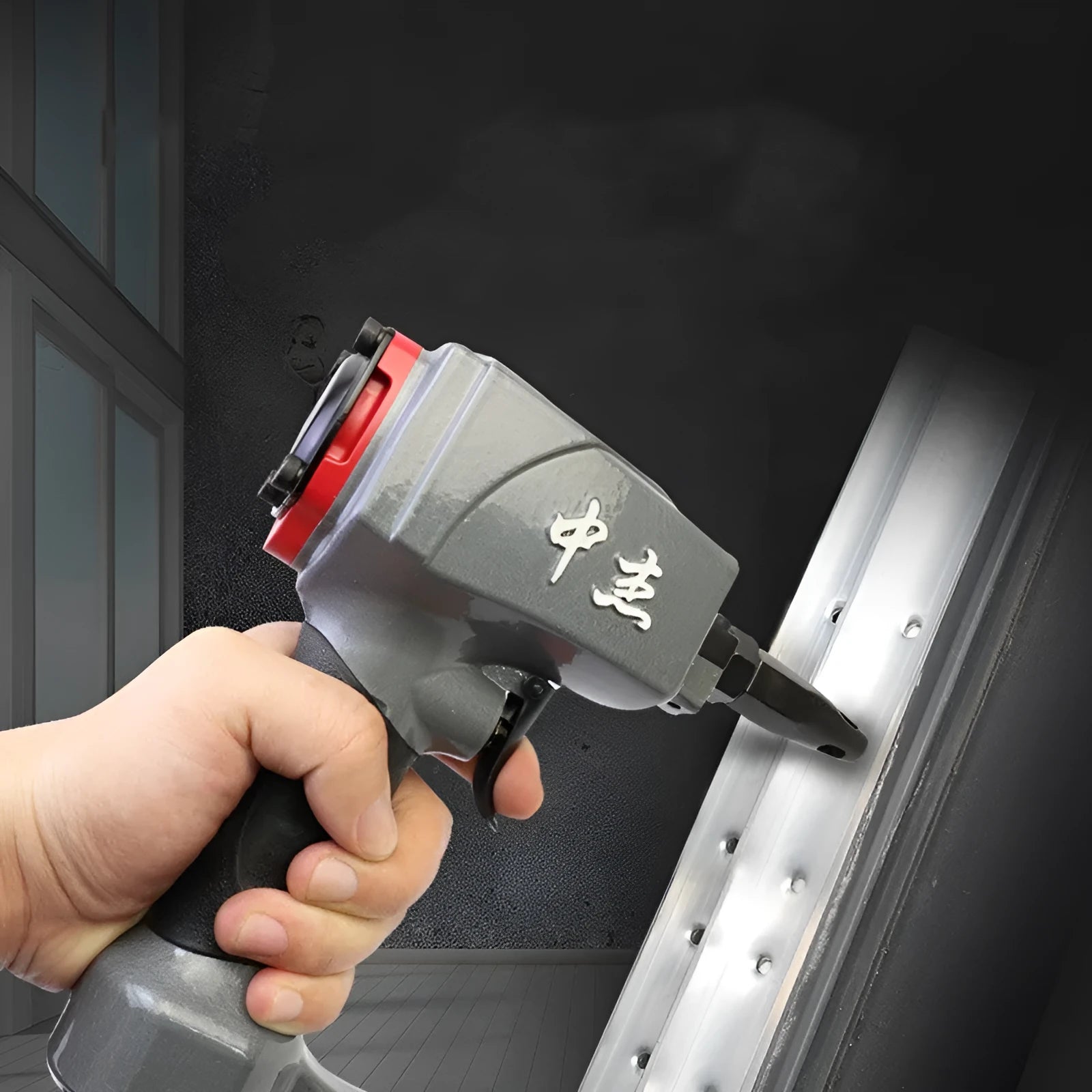 DK30 metal sheet punching air nail gun for fabric perforation in clothing manufacturing