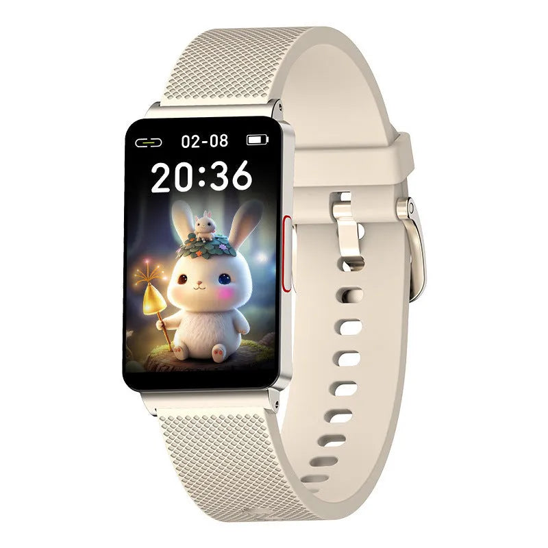 EP08 smart bracelet for Android in black, gold, or silver with a TPU strap and magnetic charger