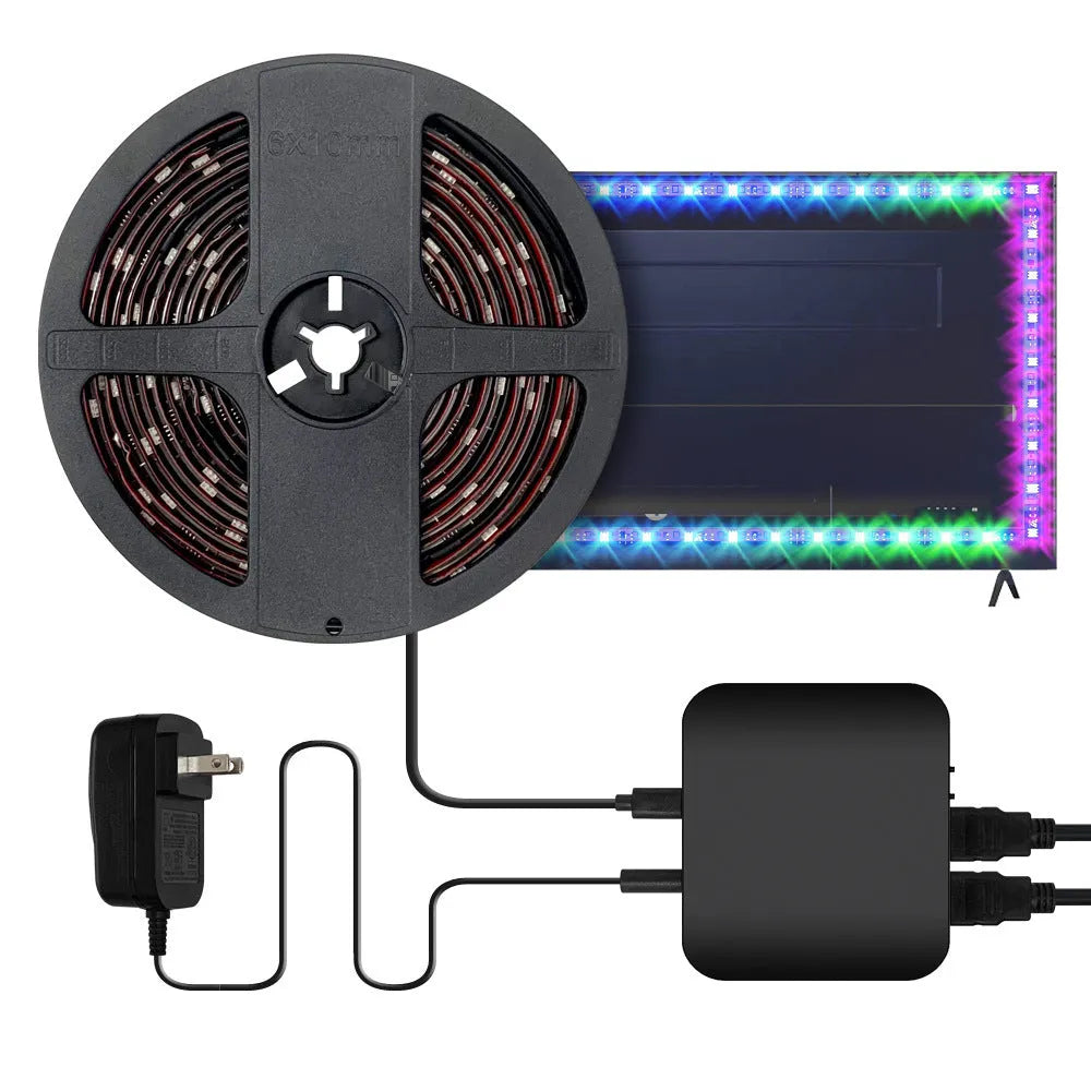 Smart LED television backlight strip with intelligent control and waterproof plastic construction