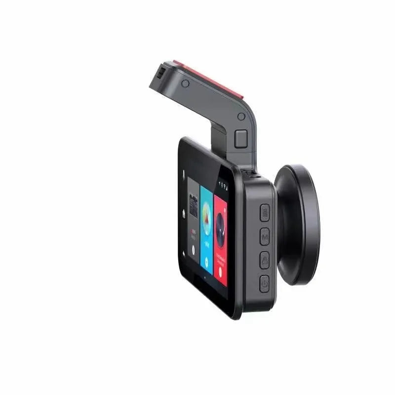 3-inch HD car DVR with dual lens system for front and rear video recording