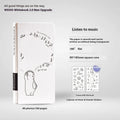 A6 paper notebook with plaid design and stickers, available in eight colour options.