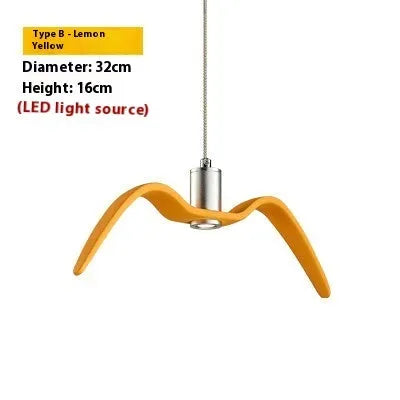 Nordic personalised LED chandelier in modern design with 320mm diameter and multiple colour options