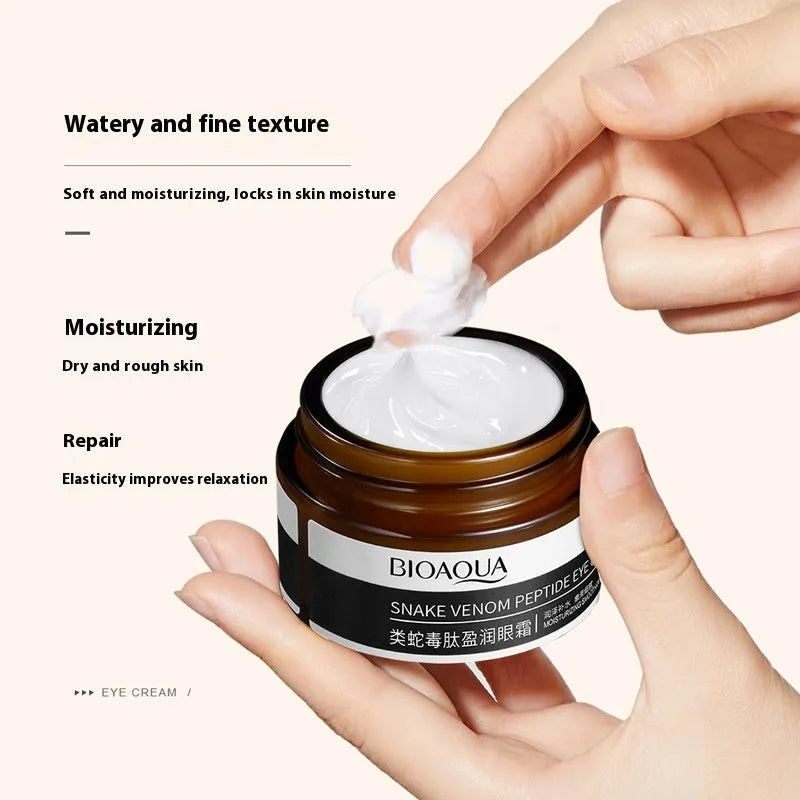 30g peptide firming eye cream jar for nourishing moisturising eye care and dark circles.