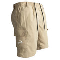 American style loose straight casual sports shorts in polyester fabric with micro elasticity