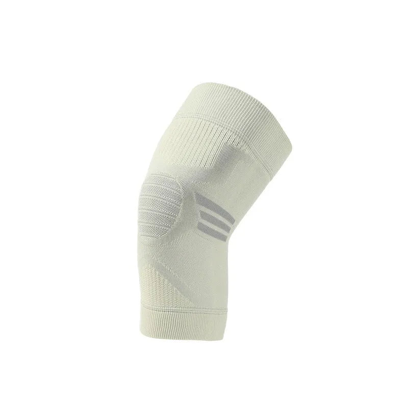 A pair of sports knee pads for aerobics and basketball in polyester, shown in various colours.