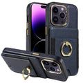 Imitation leather magnetic wallet phone case with card slot and kickstand for iPhone, colour options