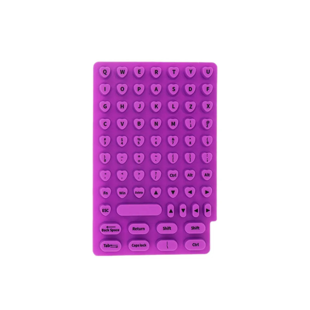 70 anti-static silicone keycaps for long nails in assorted colours including black, clear, mint green, pink, and purple