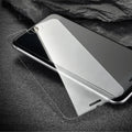 iPhone tempered glass screen protector with 9H hardness and oleophobic coating