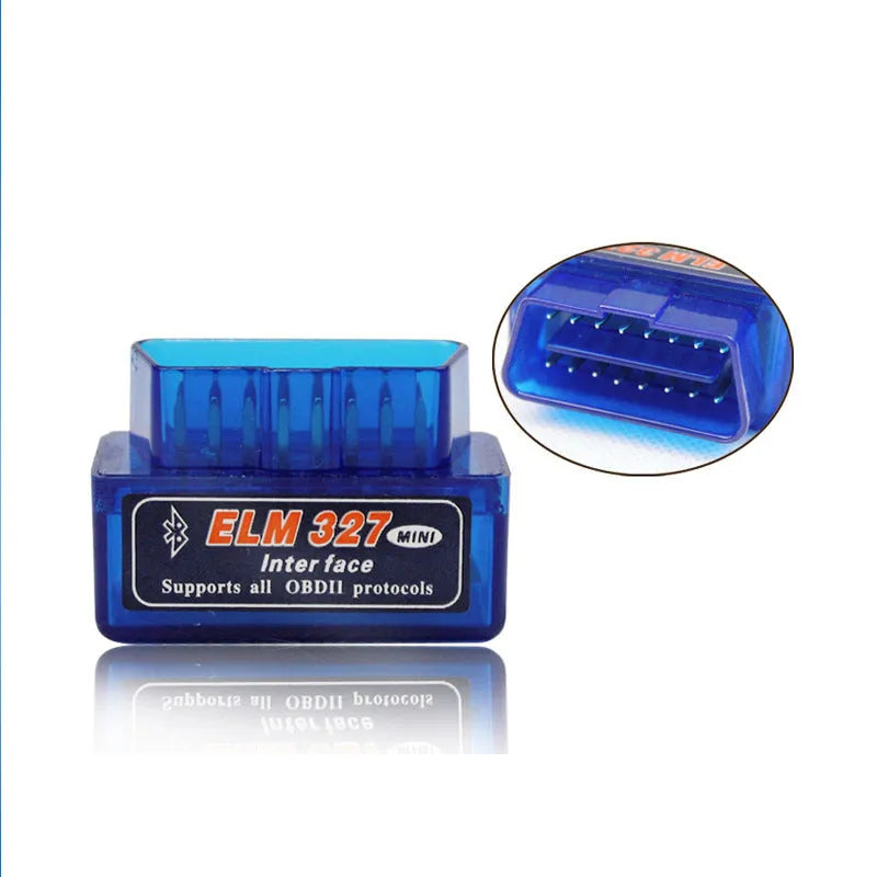 ELM327 Bluetooth OBD2 diagnostic scanner for car fault codes and sensor data