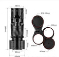 Black carbon fibre adjustable car cup holder with retractable base on a 6.5-10 cm range.