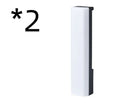 3D RGB voice-activated tabletop ambiance lamp in black or white shell with USB cable