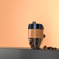 Coffee cup shaped car air freshener in multiple colours with coffee beans fragrance