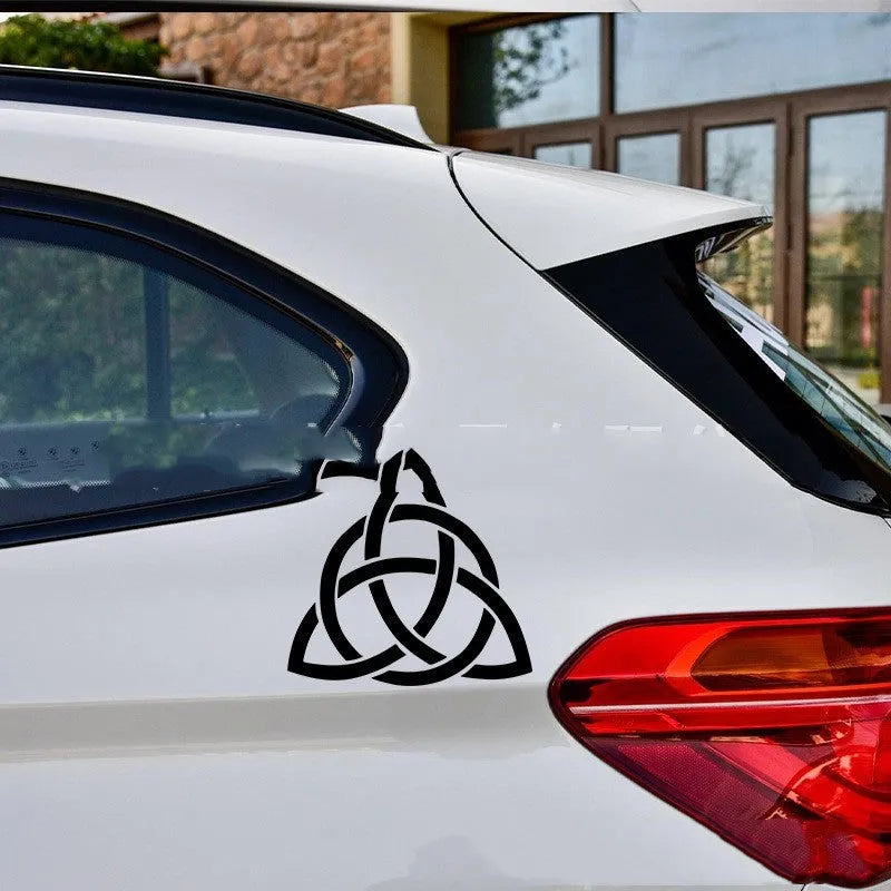 Waterproof automobile sticker decal set for car body decoration in black, white and laser colours