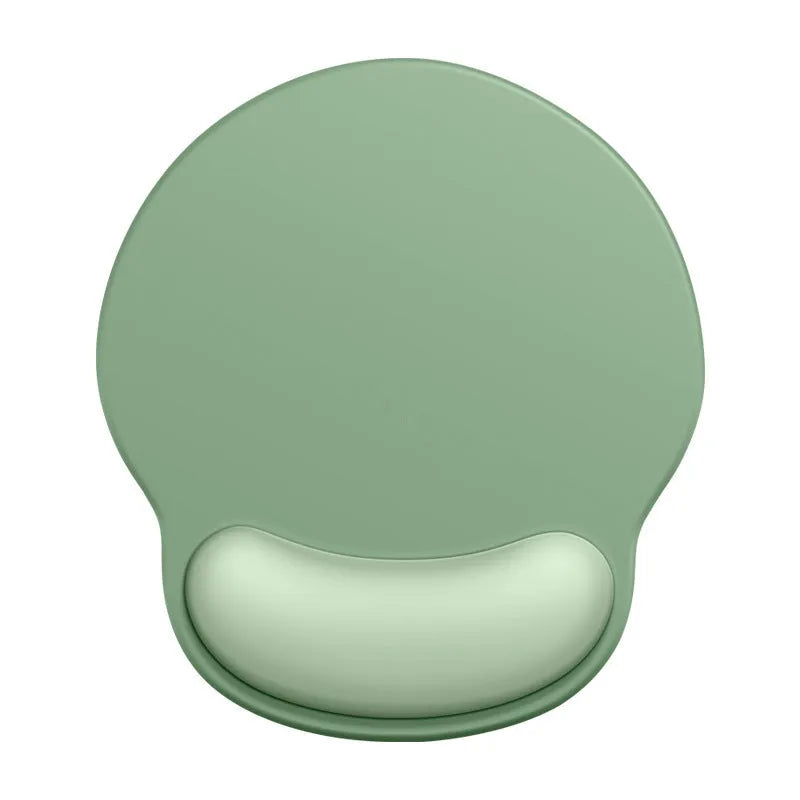 Silicone mouse mat with gel wrist rest in 220mm x 250mm size showing gradient colour pattern