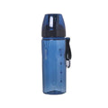 Chinese-style portable water cup with separate tea compartment in blue, red, black and grey colours