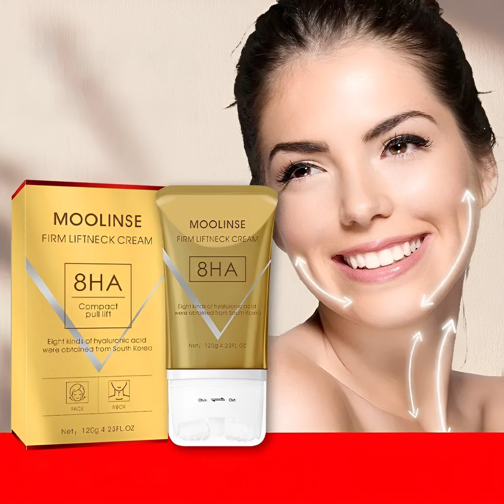 Neck cream moisturising beauty massage cream for dry skin with applicator