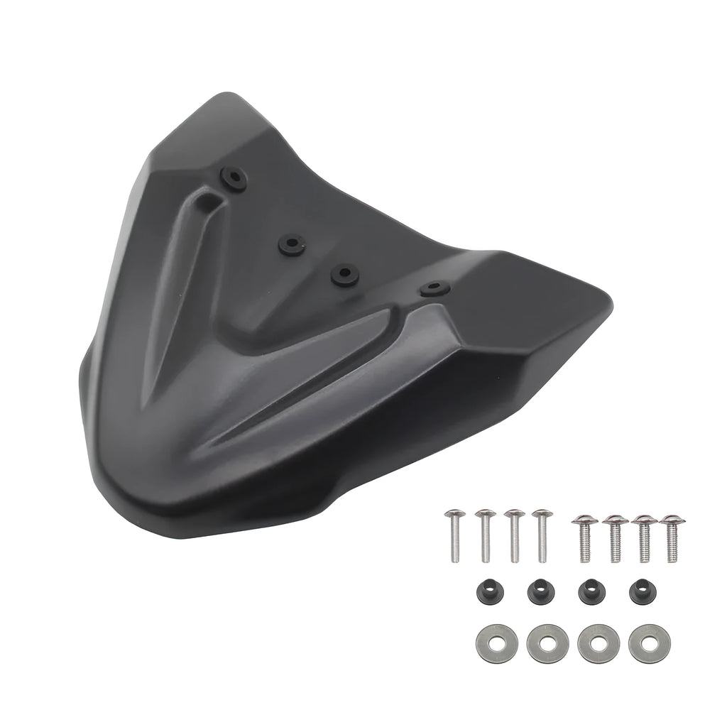 Black ABS fixed wind front wing for KTM 390 and 790 Adventure motorcycles