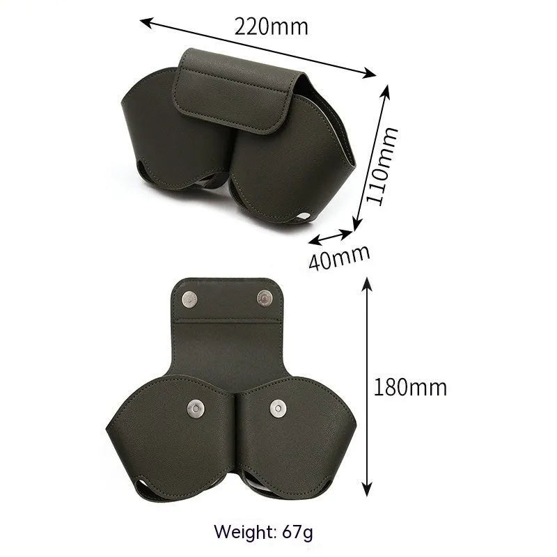 PU leather protective case for AirPods Max headphones in multiple colour options