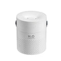 USB rechargeable bedroom humidifier in green, grey, pink or white with 1.1L water tank and wireless operation