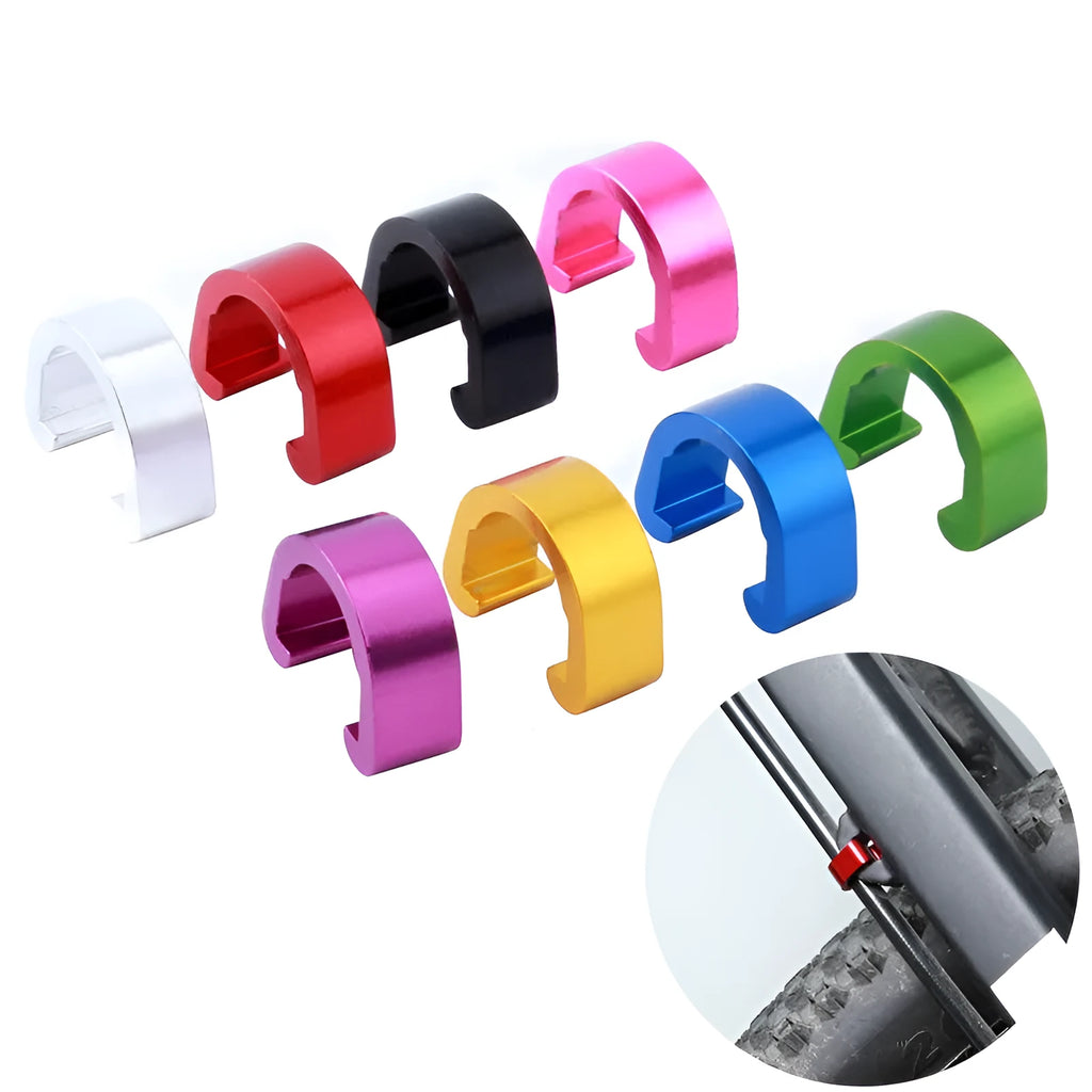 Aluminium alloy C-shaped buckle in multiple colours with dimensions 10.2x13x5mm