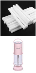 Compact anion humidifier with 200mL tank, USB cable, available in dark blue, pink, sky blue, white