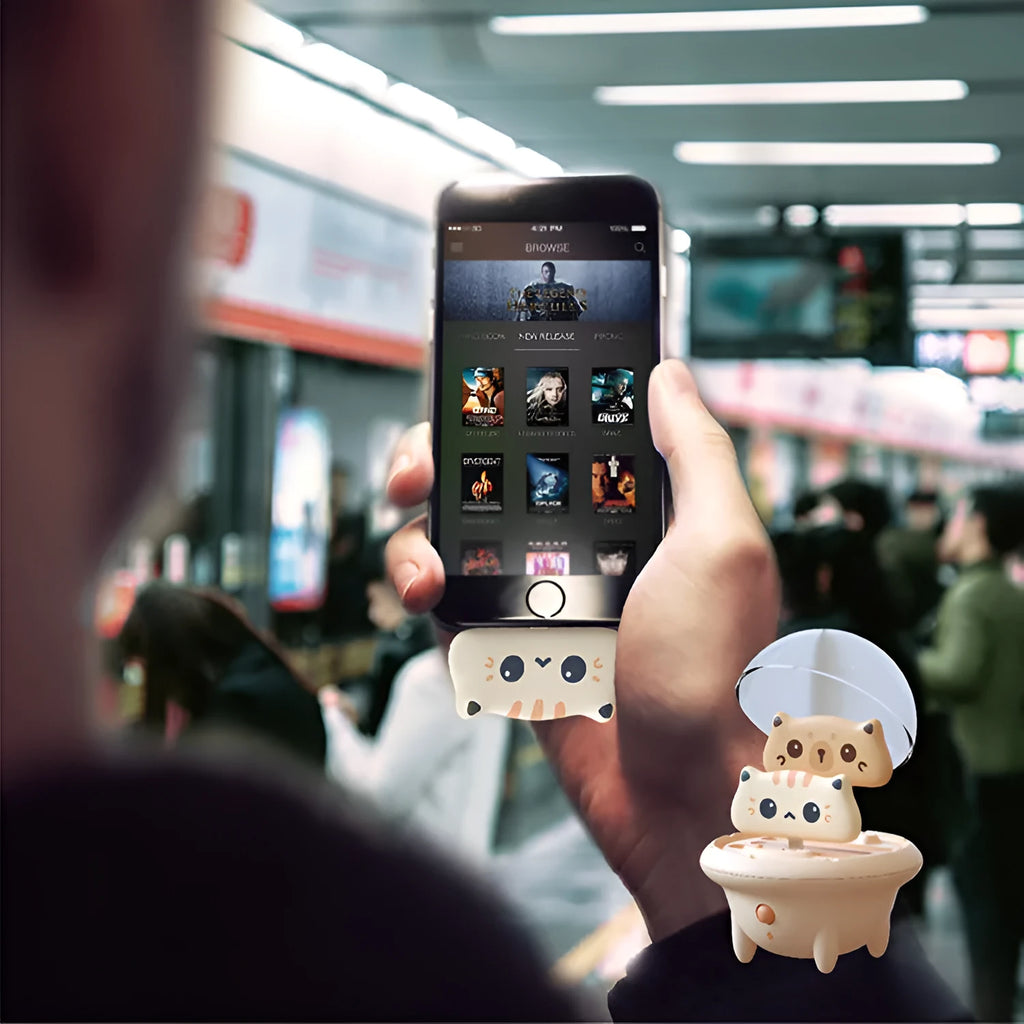 Cartoon animal power bank compatible with Apple fast charging with USB-C support