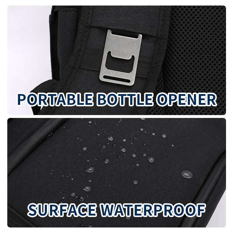 Double layer insulated waterproof backpack in Oxford cloth with 22L capacity available in camouflage and solid colours