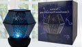 LED star night light projector creating rotating colour patterns for children's bedroom