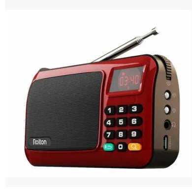 Rolton W405 portable FM radio speaker with MP3 player function in compact design
