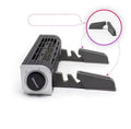 Black notebook cooling pad with adjustable fan speed control showing 294cm length and USB power connection