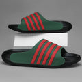 Unisex casual PVC slippers with EVA sole in leisure sports style showing colour options