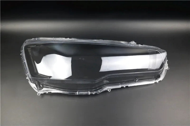 Transparent plastic headlight housing covers for main driver and co-pilot vehicle lamps
