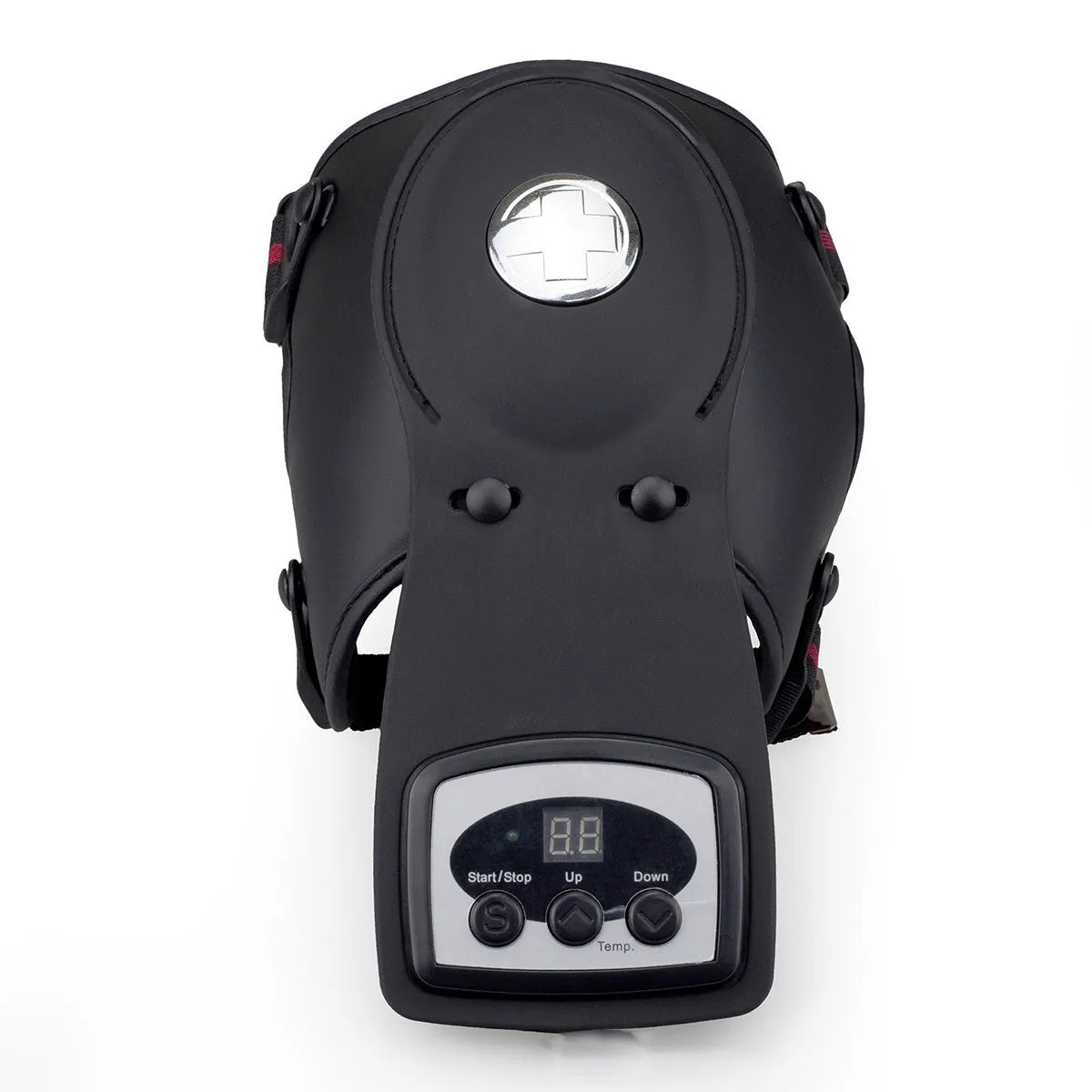 Portable infrared knee and shoulder massager with adjustable heat control and separate pads