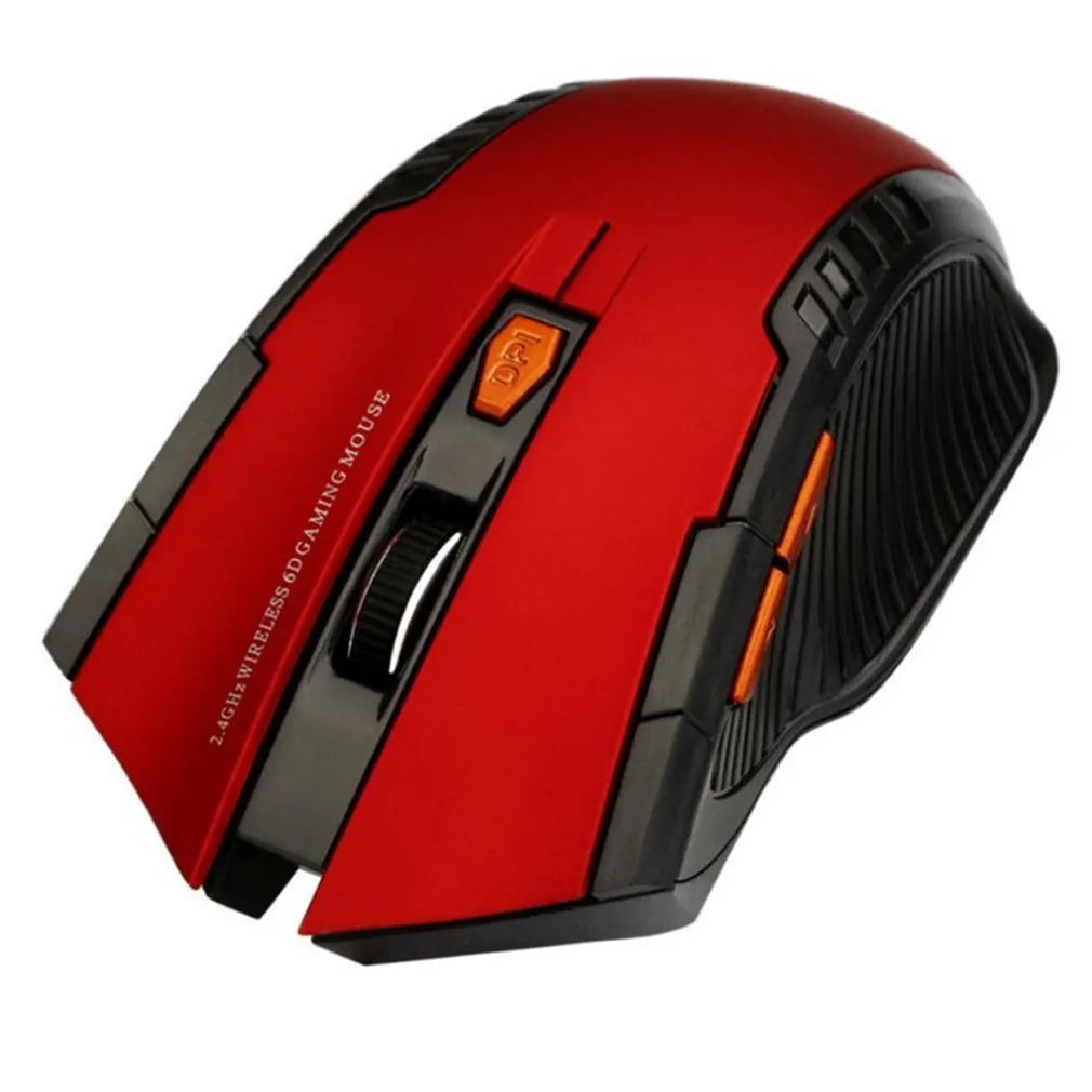 Macro Luminous wired mouse with colour-changing effect on a desk, black colour option shown