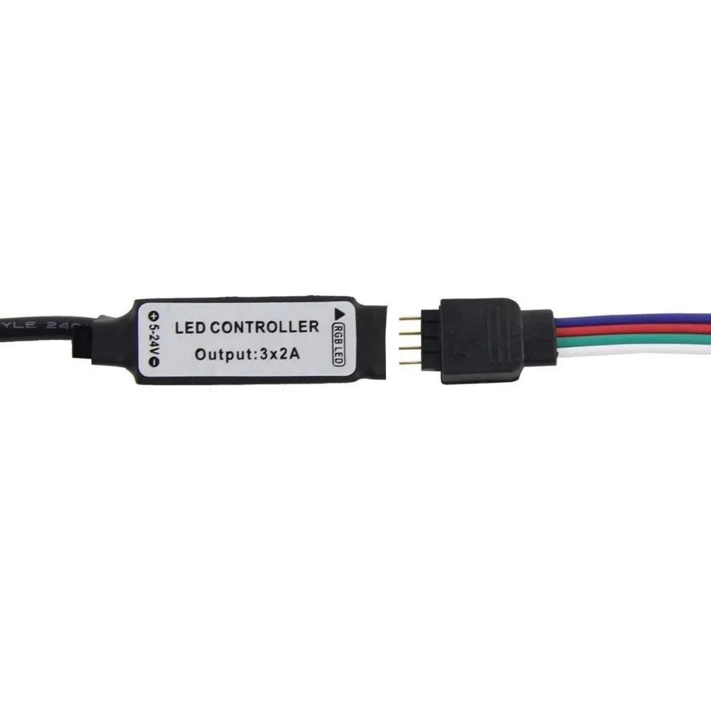 Close-up of a flexible white USB LED light strip showing SMD5050 LEDs and a connected USB cable.