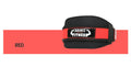 Nylon fitness weightlifting waistband in black red or yellow for adult gym use